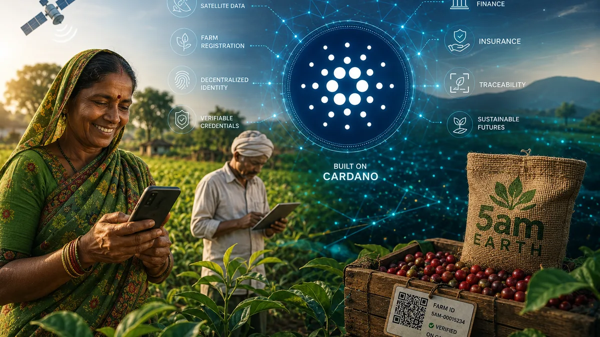Cardano News - 5am Earth convierte el registro de agricultores en un caso de uso de Cardano Mainnet