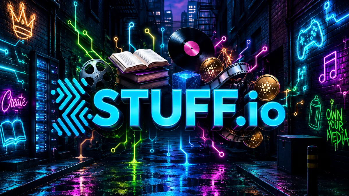 Cardano News - Book.io in Stuff.io gradita k resnemu modelu poslovanja z medijskimi vsebinami
