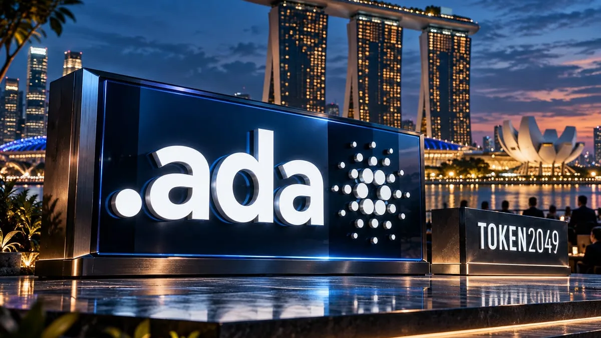 Cardano News - Cardano najavljuje napredak .ada domene na TOKEN2049