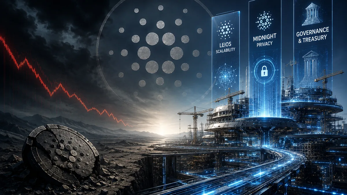 Cardano News - Cardano Entra em Fase Crítica de 2026 enquanto Fraqueza do ADA Encontra Pressões de Leios, Midnight e Tesouro