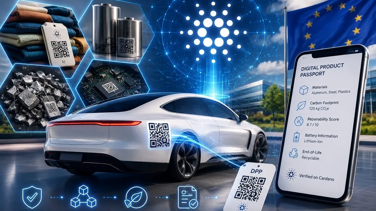 Cardano News - Cardano Foundation Positions Digital Product Passport as Enterprise Use Case for Verifiable Product Data