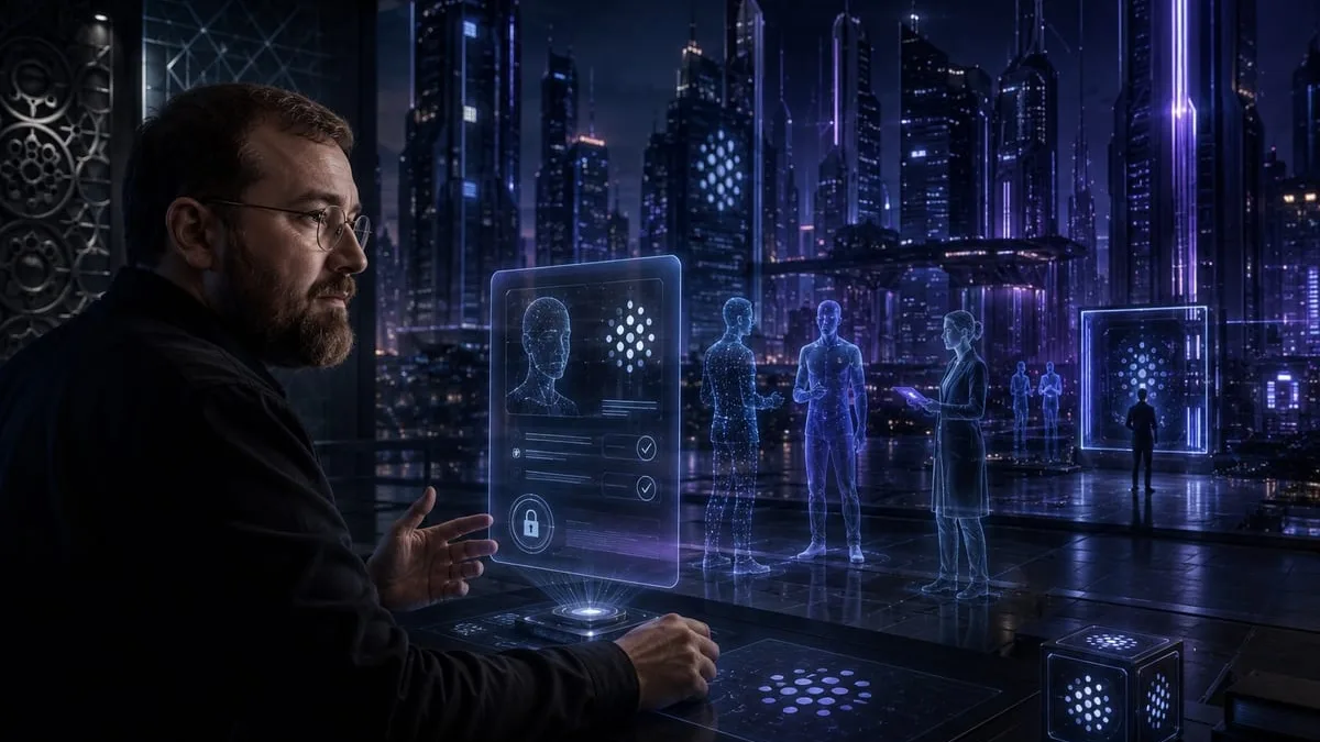Cardano News - Charles Hoskinson pojasnjuje AI eksperimente Input Output in načrte za Midnight City