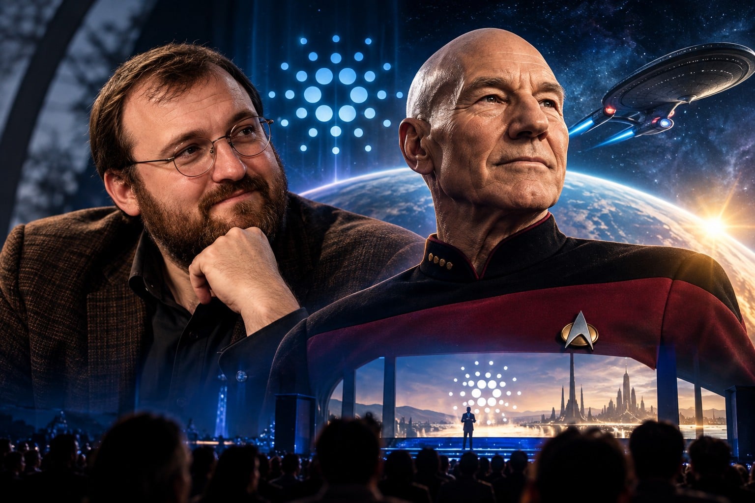 Cardano News - Charles Hoskinson Reveals 2018 Attempt to Bring Patrick Stewart to Cardano Summit