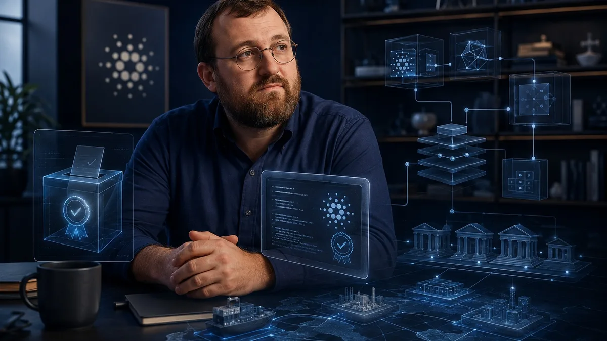 Cardano News - Charles Hoskinson Says Cardano Is the Only Ecosystem Built to Run Global Trust Infrastructure
