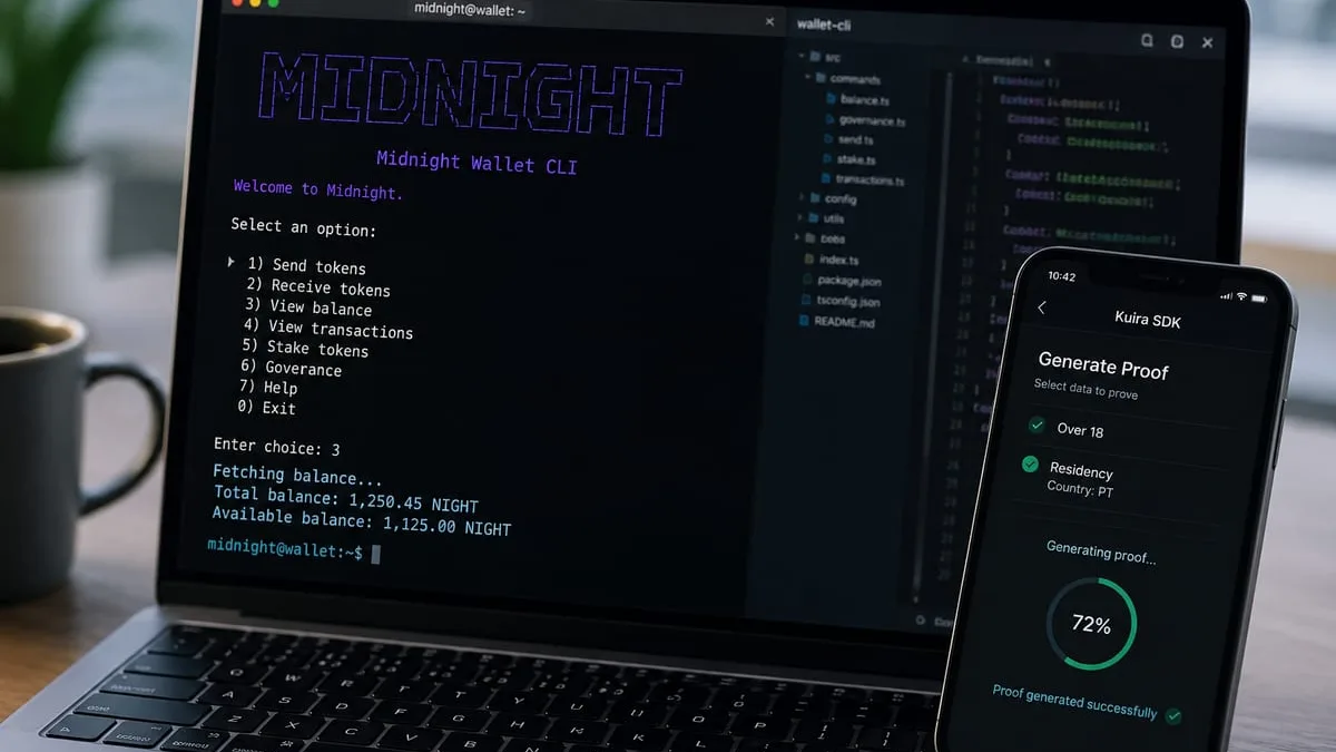Cardano News - Midnight Aliit Programm liefert Wallet, Android SDK und KI Datenschutzwerkzeuge