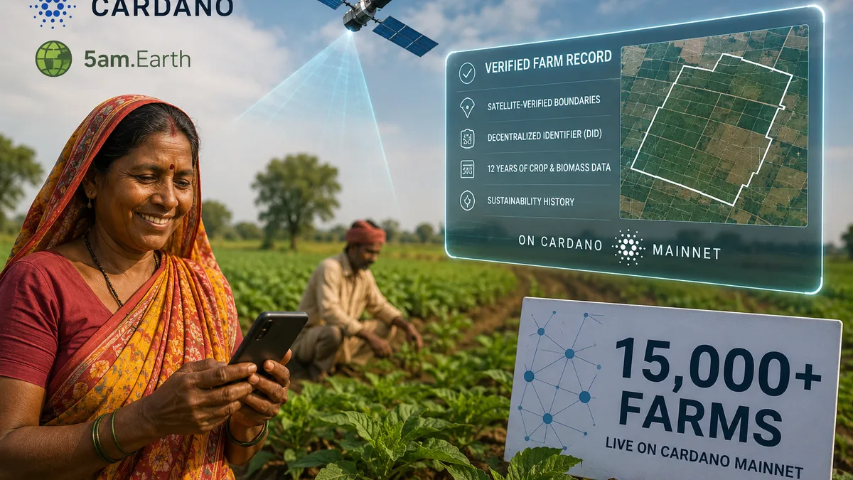 Cardano News - مؤسسة سينجينتا الهندية توضّح كيفية انتقال سجلات المزارع في كاردانو من التسجيل إلى البنية التحتية المالية