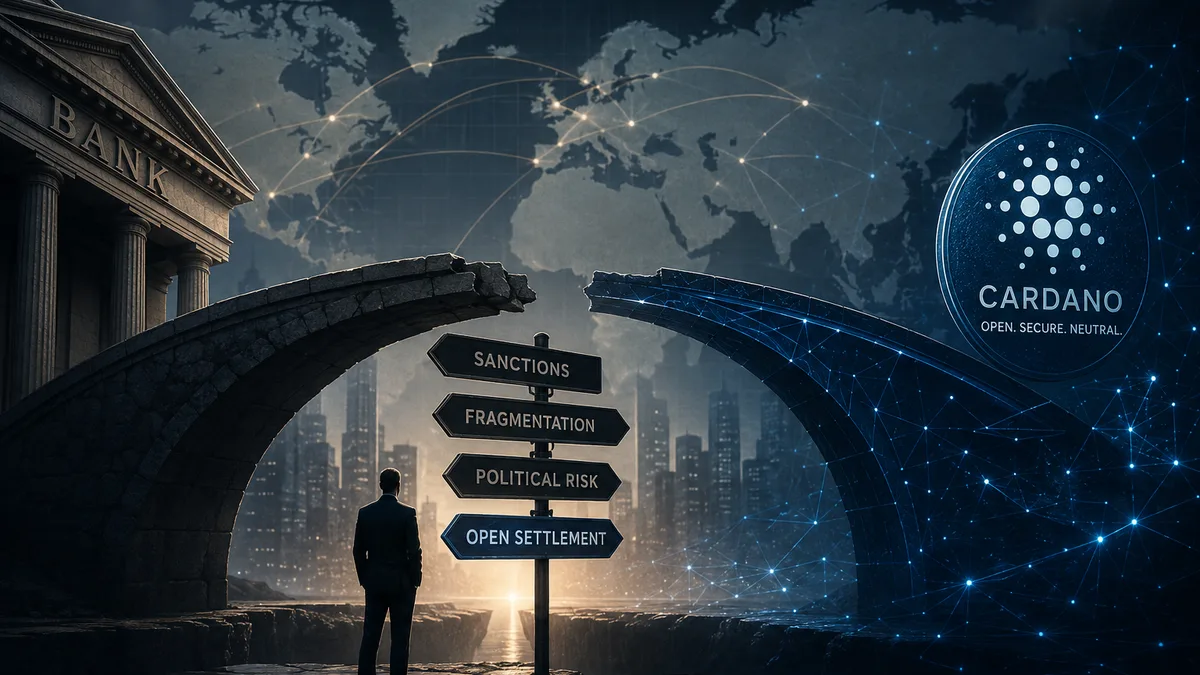 Cardano News - Cuando los Rieles Financieros se Vuelven Políticos, Cardano Entra en un Debate Global Más Amplio